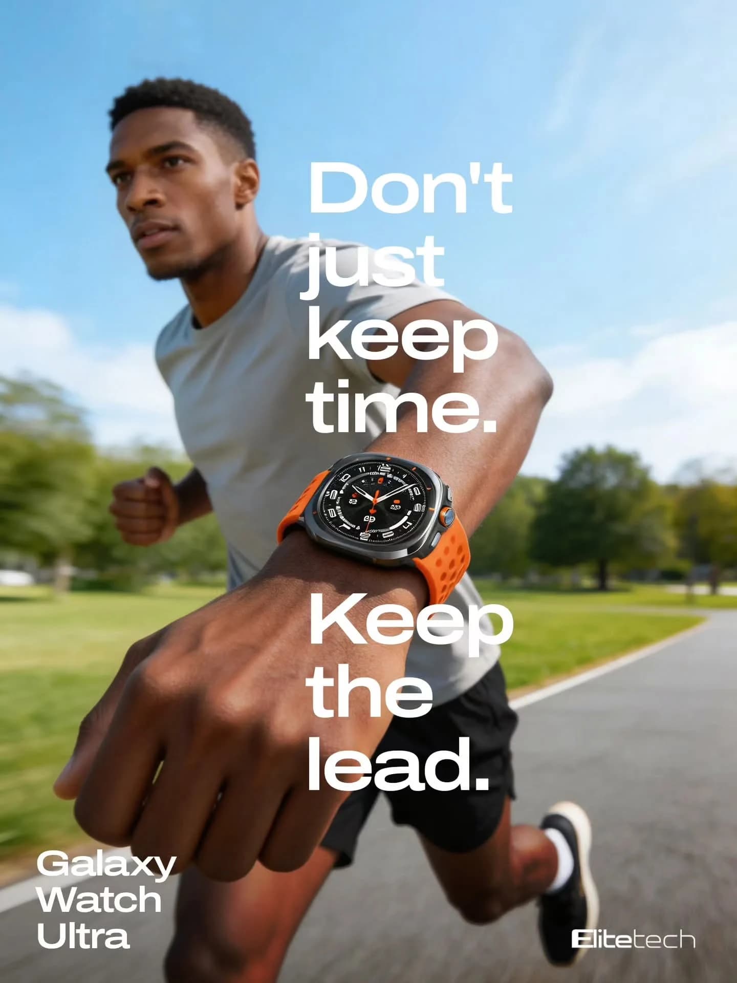 Galaxy Watch Ultra running ad