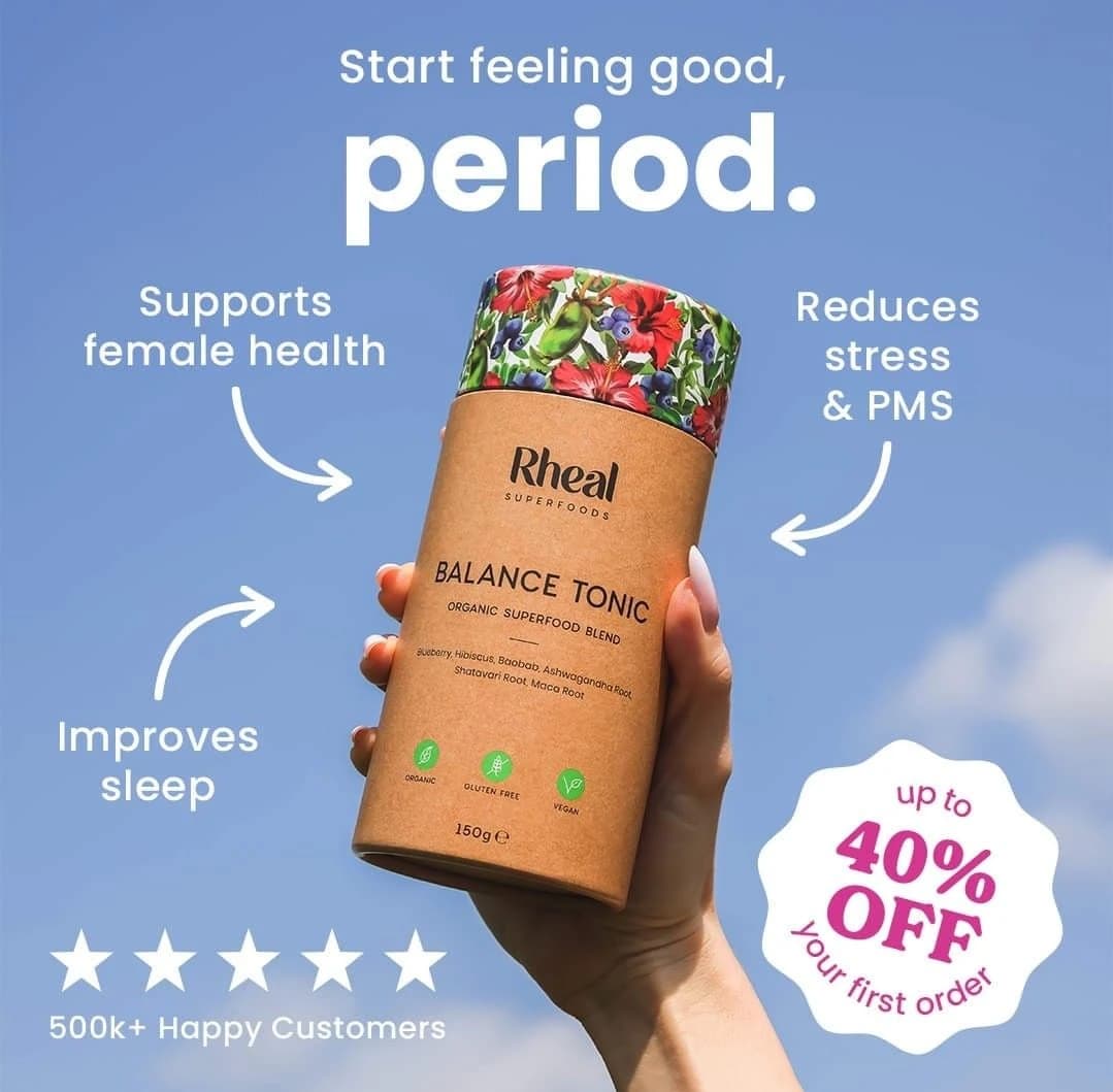Rheal Balance Tonic ad