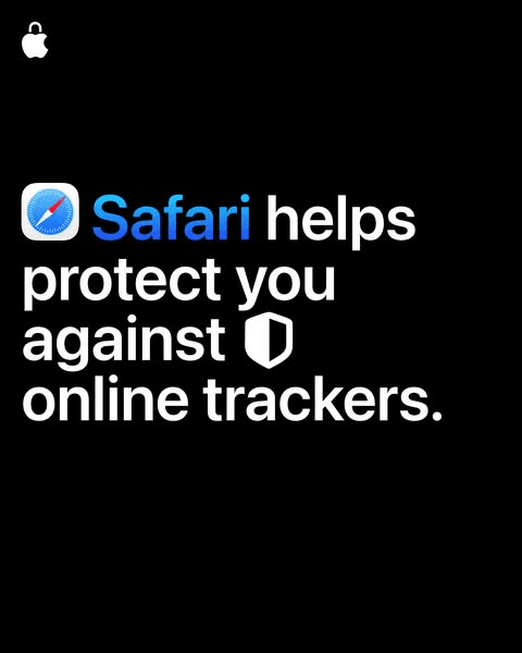 Safari reference creative explaining browser tracking protection