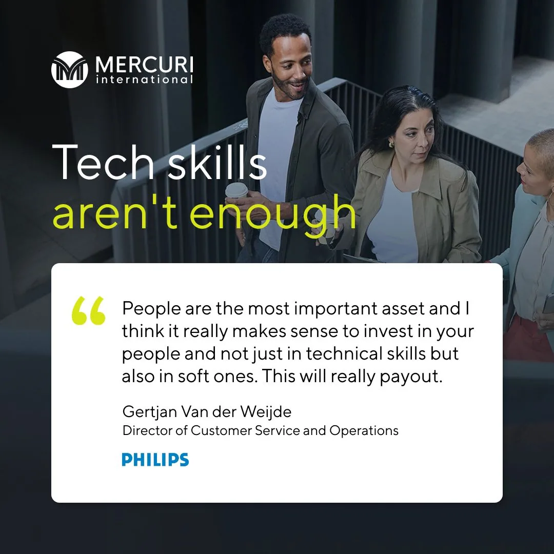 Mercuri International: Testimonial quote with headline