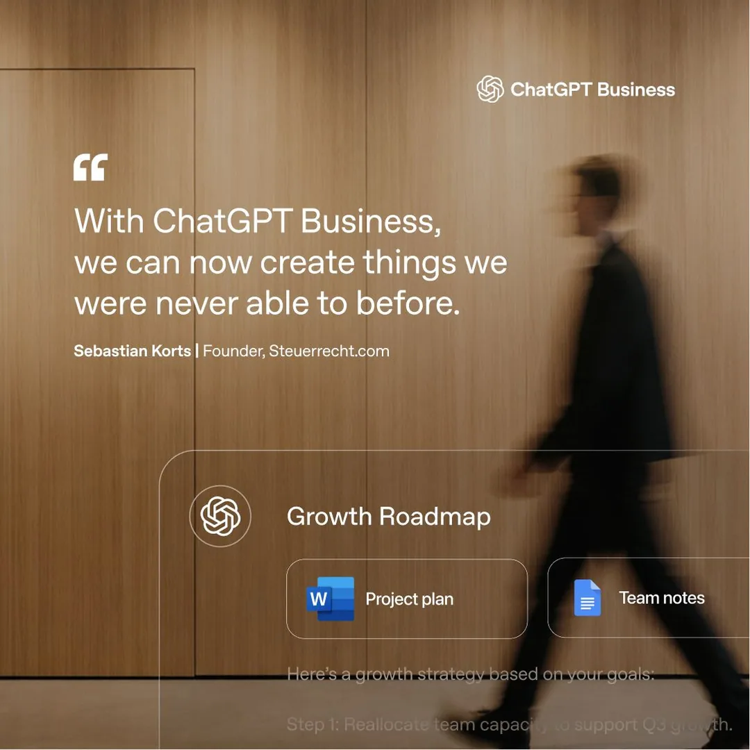 ChatGPT Business: Growth Roadmap testimonial